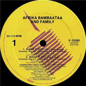 Afrika Bambaataa And Family - Shout It Out flac album