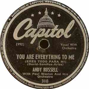 Andy Russell  - You Are Everything To Me (Eres Todo Para Mi) flac album