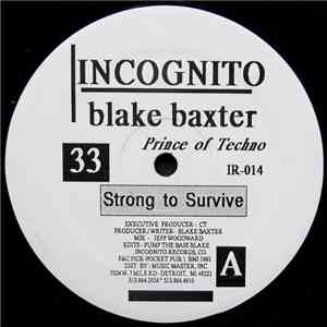 Blake Baxter - Strong To Survive / Fuck You Up flac album