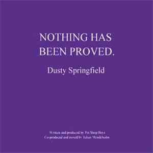 Dusty Springfield - Nothing Has Been Proved flac album