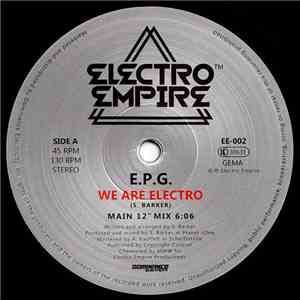 E.P.G. - We Are Electro flac album