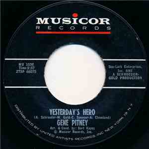 Gene Pitney - Yesterday's Hero flac album