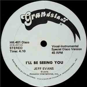 Jeff Evans  - I'll Be Seeing You flac album