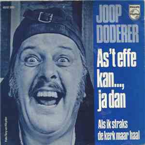 Joop Doderer - As't Effe Kan..., Ja Dan flac album