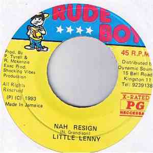 Little Lenny - Nah Resign flac album