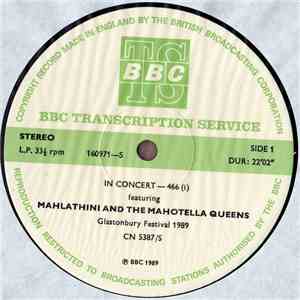 Mahlathini And The Mahotella Queens - In Concert-466 flac album