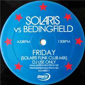 Solaris Vs Bedingfield - Friday flac album