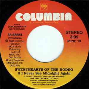 Sweethearts Of The Rodeo - If I Never See Midnight Again flac album