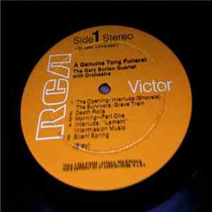 The Gary Burton Quartet With Orchestra - A Genuine Tong Funeral flac album