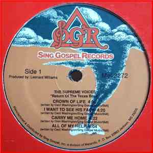 The Supreme Voices - Return Of The Texas Boyz flac album
