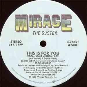 The System - This Is For You flac album