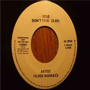 10,000 Maniacs - Don't Talk flac album