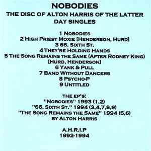 Alton Harris - Nobodies flac album