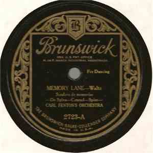 Carl Fenton's Orchestra - Memory Lane / My Dream Girl flac album