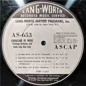 D'Artega Orchestra And Emile Cote Glee Club / Unknown Artist - Cavalcade Of Music / Dinner Music (String Orchestra) flac album