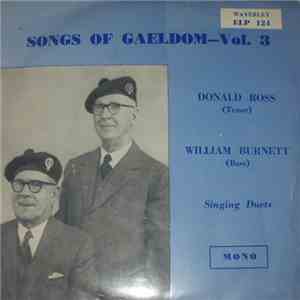Donald Ross  And William Burnett  - Songs Of Gaeldom - Vol. 3 flac album