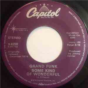 Grand Funk - Some Kind Of Wonderful / Bad Time flac album