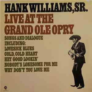 Hank Williams - Live At The Grand Ole Opry flac album