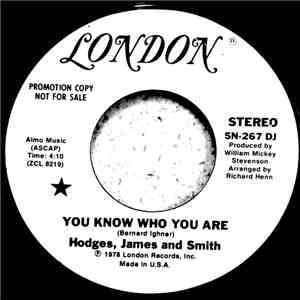 Hodges, James And Smith - You Know Who You Are flac album