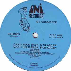 Ice Cream Tee - Can't Hold Back flac album