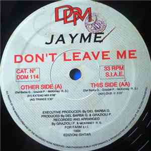 Jayme  - Don't Leave Me flac album