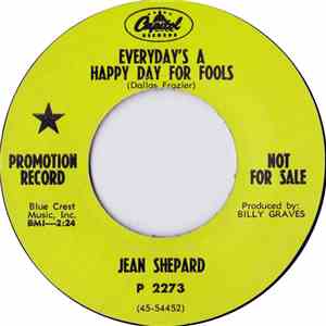 Jean Shepard - Everyday's A Happy Day For Fools / My World Is You flac album