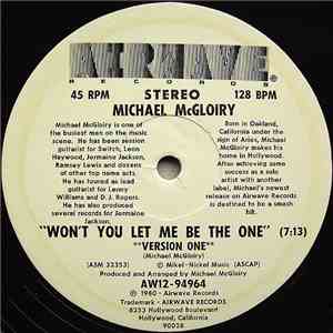 Michael McGloiry - Won't You Let Me Be The One flac album