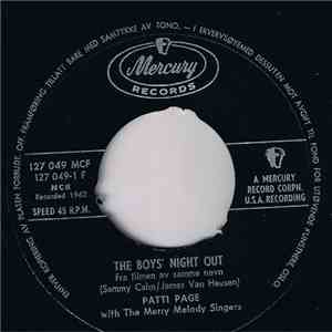 Patti Page With The Merry Melody Singers - The Boy's Night Out / Three Fools flac album