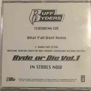 Ruff Ryders Featuring Eve  - What Y'All Want (Remix) flac album
