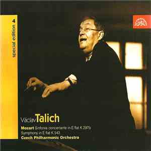 Václav Talich, Mozart, Czech Philharmonic Orchestra - Sinfonia Concertante In E Flat K 297b / Symphony In E Flat K 543 flac album