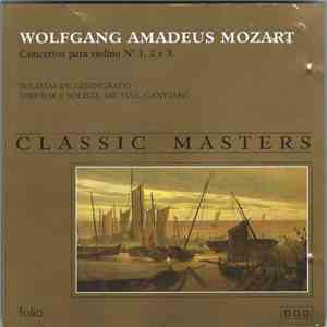 Wolfgang Amadeus Mozart, Solistas De Leningrado, Michail Gantvarg - Concertos Para Violino Nº 1, 2 E 3 flac album