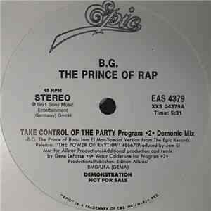B.G. The Prince Of Rap - Take Control Of The Party (Program 2 Demonic Mix) flac album