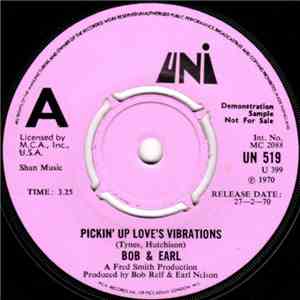 Bob & Earl - Pickin' Up Love's Vibration flac album