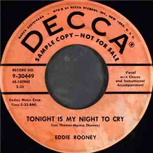 Eddie Rooney - Tonight Is My Night To Cry flac album