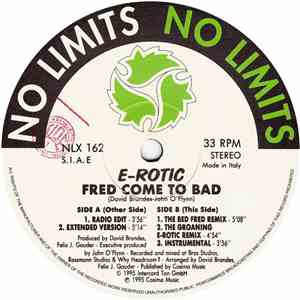 E-Rotic - Fred Come To Bed flac album
