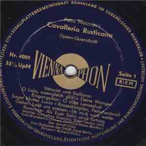 Pietro Mascagni - Cavalleria Rusticana (Opern-Querschnitt) flac album