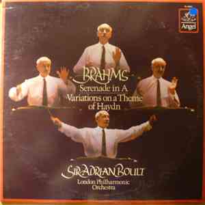 Sir Adrian Boult, The London Philharmonic Orchestra, Brahms - Serenade In A / Variations On A Theme Of Haydn flac album