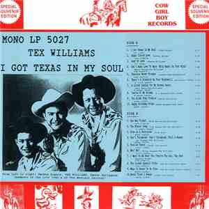 Tex Williams - I Got Texas In My Soul flac album