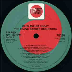 The Frank Barber Orchestra - Glen Miller Today flac album