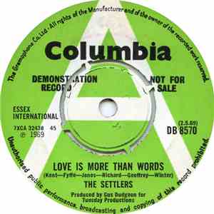 The Settlers - Love Is More Than Words flac album