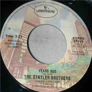 The Statler Brothers - Years Ago flac album