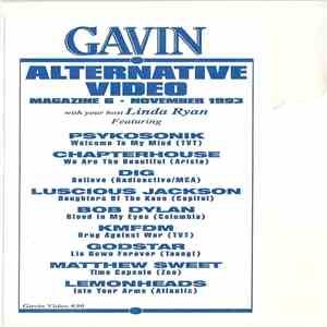 Various - Gavin Alternative Video Magazine 6 November 1993 flac album