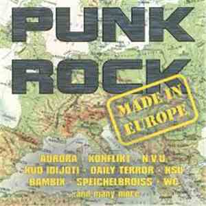 Various - Punk Rock Made In Europe flac album