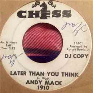 Andy Mack  - Later Than You Think / Do You Wanta Go flac album