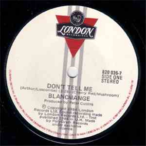 Blancmange - Don't Tell Me flac album