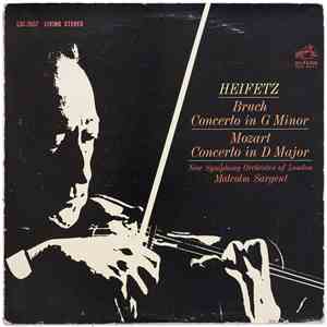 Bruch / Mozart - Heifetz, Sir Malcolm Sargent, Neues Symphonie-Orchester · London - Bruch Concerto In G Minor/Mozart Concerto In D Major flac album