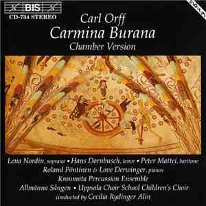 Carl Orff - Carmina Burana (Chamber Version) flac album