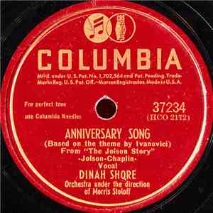 Dinah Shore / Dinah Shore With Spade Cooley And His Orchestra - Anniversary Song / Heartaches, Sadness And Tears flac album