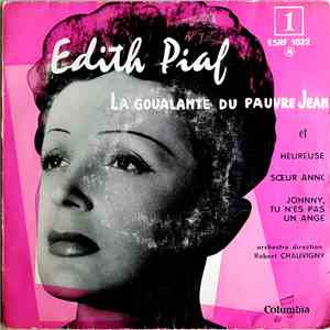 Edith Piaf - La Goualante Du Pauvre Jean flac album