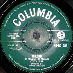 Edith Piaf - Milord flac album